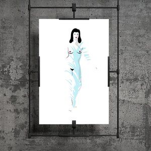 Palm Woman illustration
